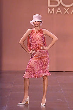 pink coral ruffled midi dress