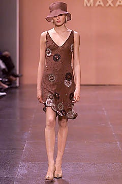 brown floral mini dress with hat