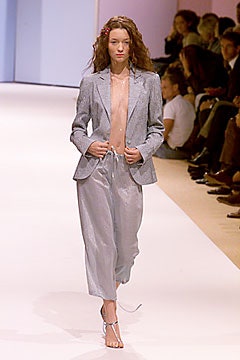 gray metallic long-sleeve collared tailored buttoned shiny blazer