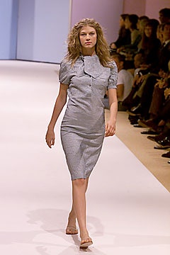gray fitted mini dress
