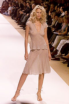beige silk sleeveless dress