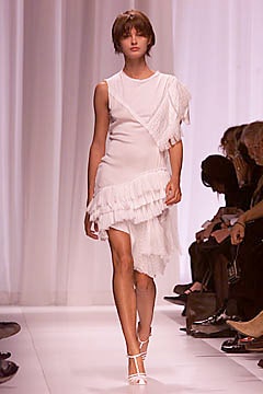 white fitted sleeveless dress