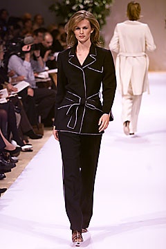 black fitted suit with pants