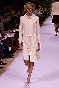 white silk fitted dress