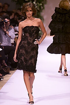 black lace strapless mini dress