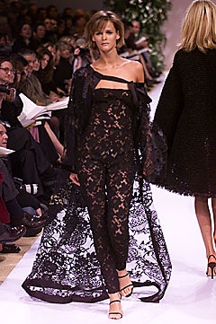 black lace jumpsuit with cape