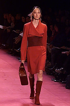 red fitted midi dress