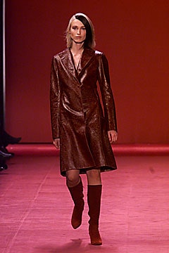brown leather fitted boots
