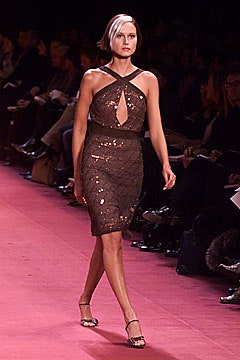 brown silk sleeveless embellished dress