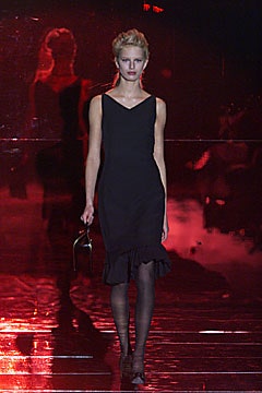 black silk sleeveless dress