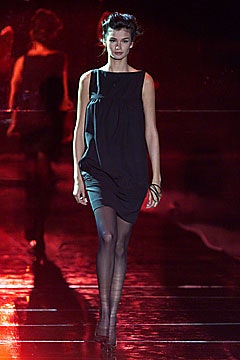 black silk sleeveless dress