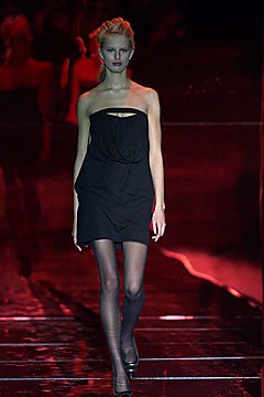 black silk strapless mini dress