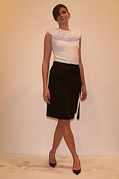 white embellished sleeveless top