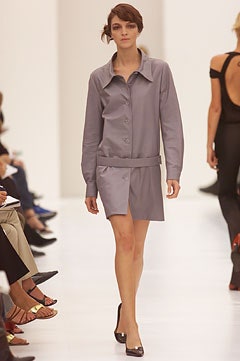 gray fitted mini dress