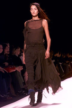 black silk sleeveless dress