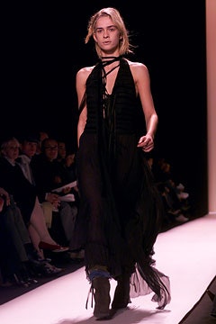 black silk sleeveless dress