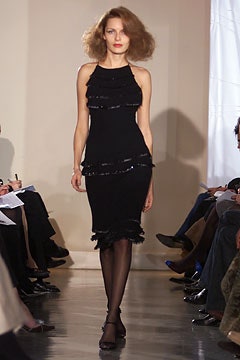 black silk sleeveless dress
