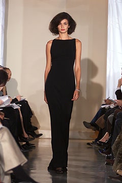 black silk sleeveless dress
