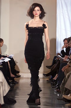 black silk sleeveless dress