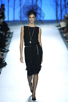 black silk sleeveless dress