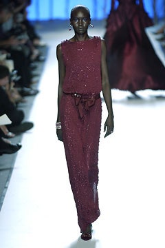 fitted red sequin maxi dress