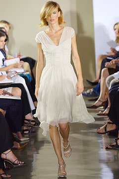 white silk fitted dress