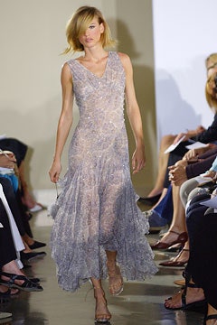 blue silk sleeveless dress