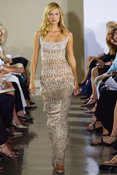 gold beige embroidered gown