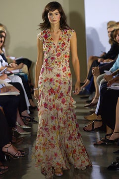 multi-colored floral maxi dress