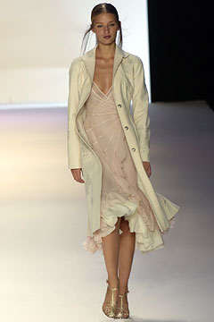 white coat and pink dress