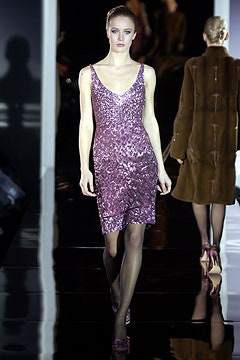 fitted pink sequin dress