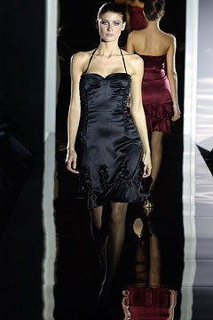 black silk sleeveless mini dress
