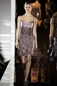 brown silk embellished mini dress