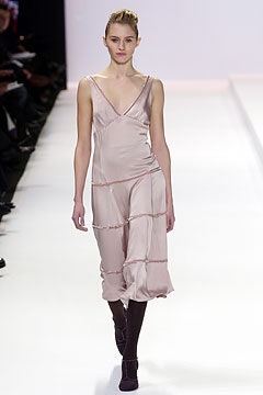 fitted pink silk midi dress