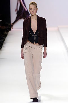 brown velvet blazer with black top