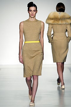 beige unknown sleeveless high-neck fitted belted midi midi-dress