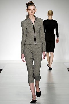 gray zip-front cropped jacket