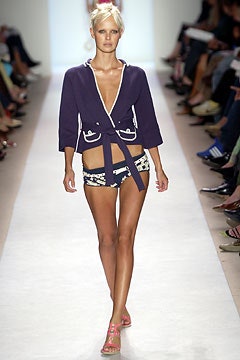 purple fitted jacket with bikini