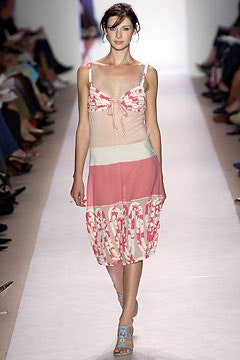 pink floral midi dress