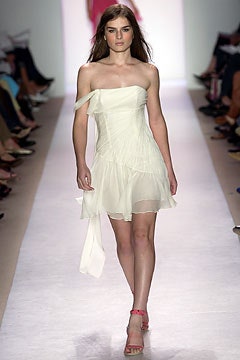 white strapless mini dress