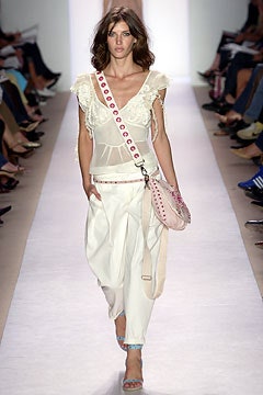 white relaxed top and pants