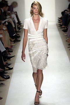 fitted white silk midi dress