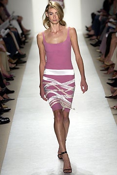 fitted pink sleeveless dress