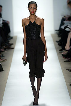 black silk sleeveless dress