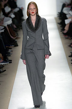 gray tailored suit with black shoes