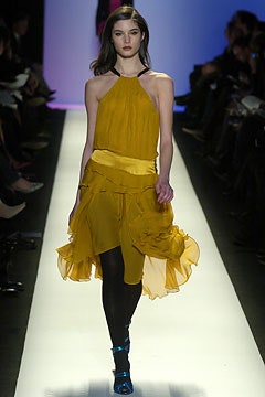 yellow silk sleeveless dress