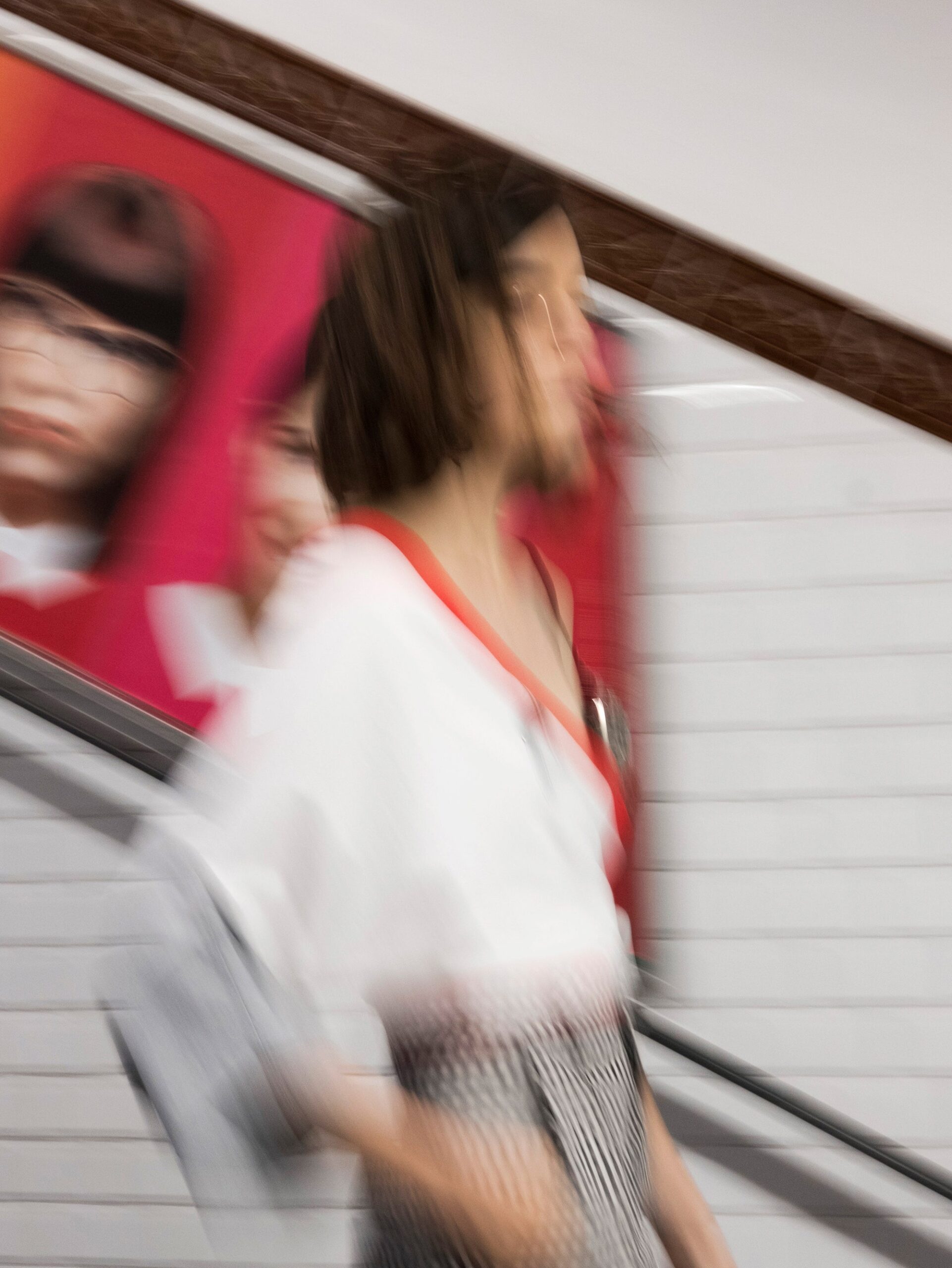 fitted white red top with pencil skirt