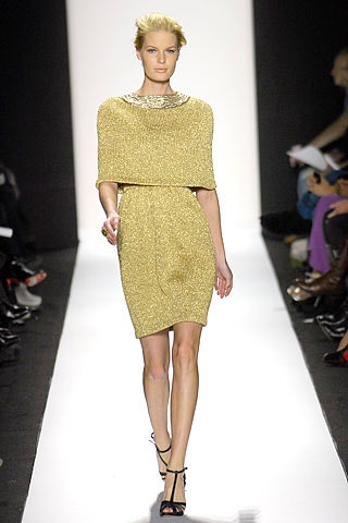 gold fitted sleeveless dress