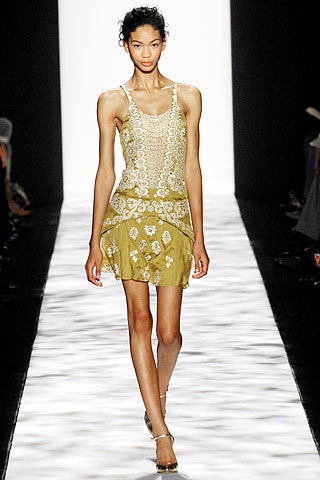 fitted gold silk mini dress