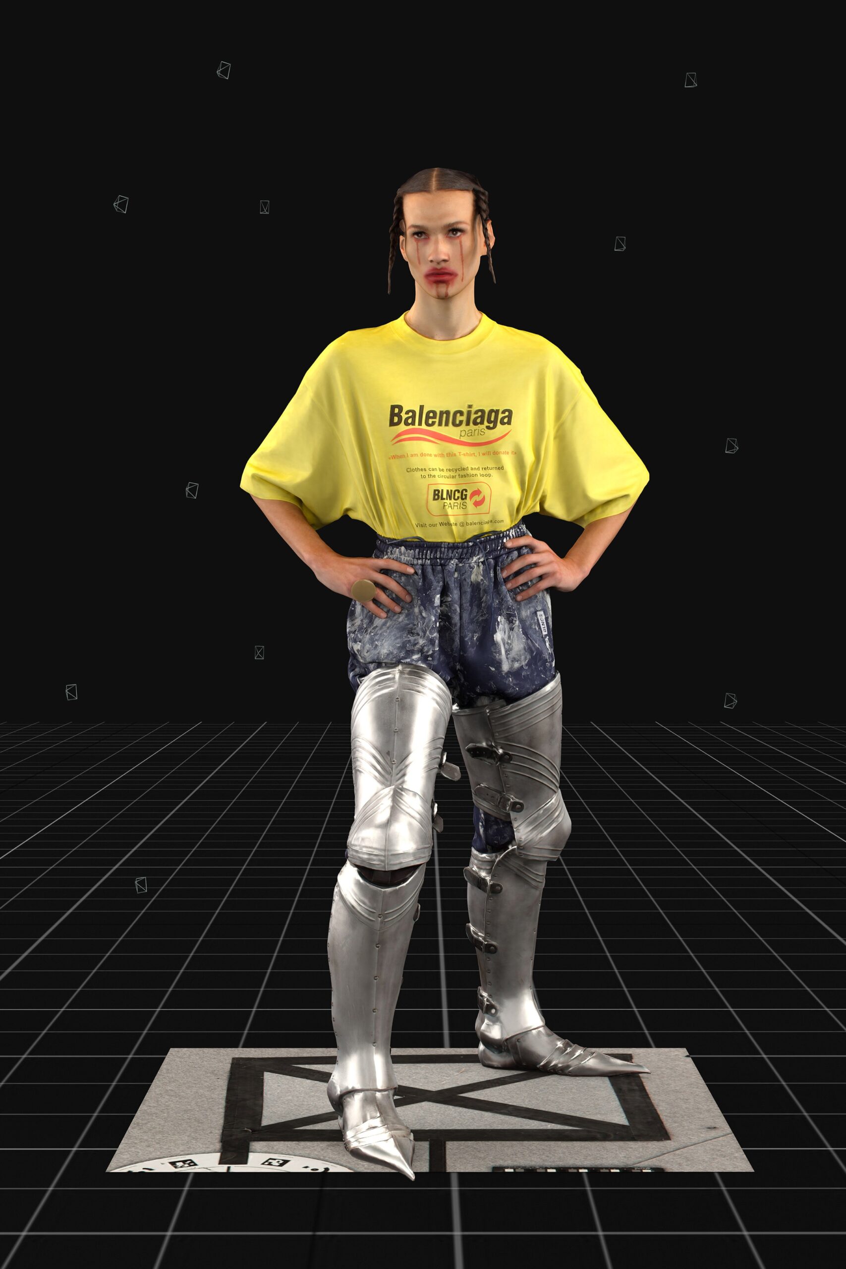 gray fitted padded boots